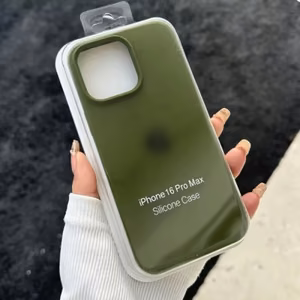 Phone Ümbris "Silicone Plastic Pack" Apple iPhone 12 Pro Max Roheline (in package)