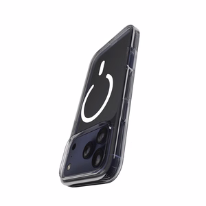 Puro Impact Clear D3O TPU+PC Ümbris Compatible with MagSafe jaoks iPhone 17 Pro - Läbipaistev