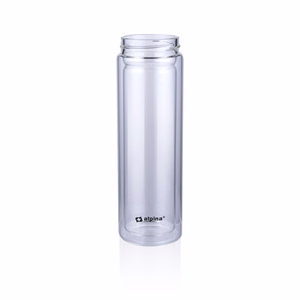 Alpina topeltseinaga klaasist termospudel, 450 ml