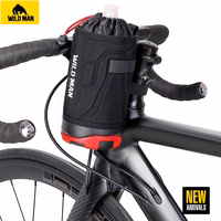 WILDMAN Bicycle bag R1 waterproof 1L jaoks bottle must-red