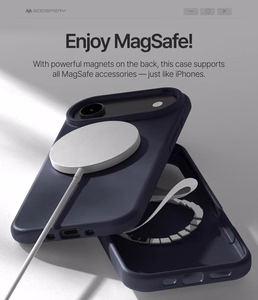 Ümbris Mercury Pure Magsafe Silicon Ümbris Apple iPhone Air dark sinine