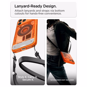 Spigen Ultra Hybrid MagSafe ümbris iPhone 18 Pro Max / 17 Pro Max jaoks, oranž