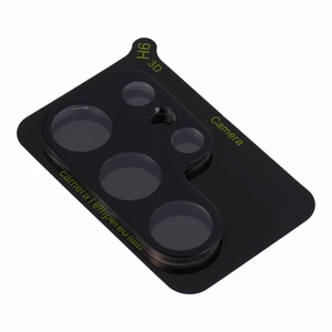 5D Full Glue Camera Tempered Glass - for Samsung Galaxy S25 Ultra Black