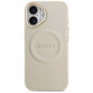 GUESS ümbris jaoks IPHONE 17 compatible with MagSafe GUHMP17SPSAMSECE (PU W/ Peony Hot Stamp) beige