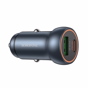 Car laadija Borofone BZ32A USB-C/USB-A 30W hall