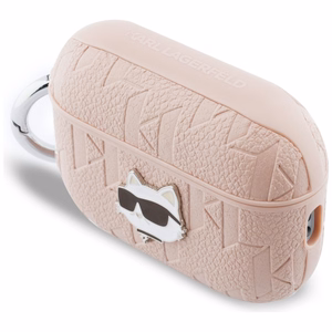 Karl Lagerfeld Monogram Choupette Head Ümbris for AirPods Pro 3 - roosa