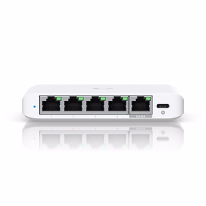UBIQUITI Flex Mini 2.5G тип L2 5x2.5GbE коммутатор USW-FLEX-2.5G-5