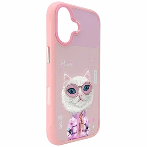Nimmy Cool&Cute 2.0 Cat Ümbris jaoks iPhone 17 - Roosa