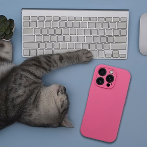 Ümbris Silikoon 2mm jaoks IPHONE 17 Pro roosa