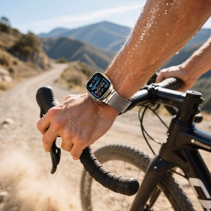 TECH-PROTECT MILANO VANGUARD APPLE WATCH 8 / 9 / 10 / 11 / SE / ULTRA (44 / 45 / 46 / 49 MM) TITANIUM