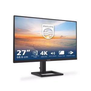 Philips 1000 series 27E1N1800AE/00 monitor 68,6 cm (27") 3840 x 2160 pikslit 4K Ultra HD LED must