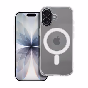 Чехол iPhone 17 Clear Mag Cover (MID) совместимый с MagSafe прозрачный