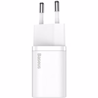Laadija Baseus Super Si 25W USB-C + USB-C to USB-C kaabel 1.0m valge TZCCSUP-L02