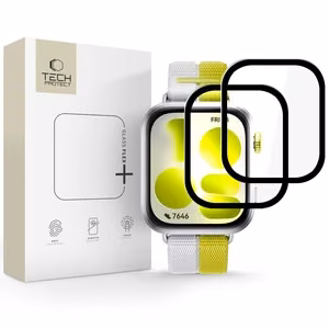 Tech-Protect Glass Flex+ hubriidklaas Huawei Watch Fit 5, 2 tk, must