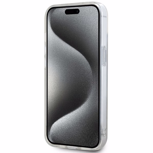 DKNY IML Checkered Mono Pattern & Printed Stripes MagSafe ümbris jaoks iPhone 15 / 14 / 13 - beige