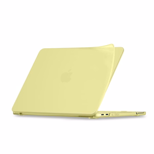 Tech-Protect Softshell ümbris MacBook Neo 13 2026 jaoks - matt kollane