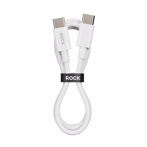 Rock Kaabel P8 Basic Series - Type C to Type C - PD 60W 3A 1 metre valge