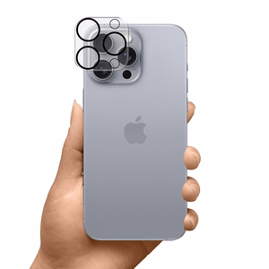 Закалённое стекло на камеру 3mk Lens Pro Apple iPhone 16 Pro/16 Pro Max - чёрный