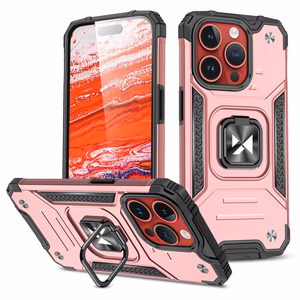 Wozinsky Ring Armor iPhone 15 Pro Max Ring Armor Case - Gold