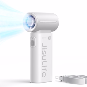 Jisulife Life9 3600 mAh kaasaskantav USB-käsiventilaator-minipuhur, hall