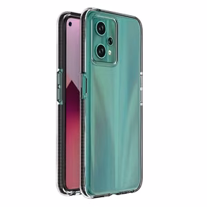 Kevadine ümbris Realme 9 Pro silikoonkate koos raamiga must