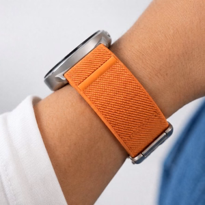 Tech-Protect Nylon Clasp rihm mudelile Samsung Galaxy Watch Ultra 47 mm – oranž