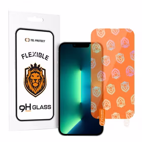 Tel Protect Best Flexible Hybrid Karastatud klaas jaoks IPHONE 13/13 PRO/14/16E