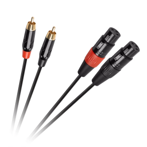 Cabletech XLR–2 RCA ühenduskaabel, 1 m