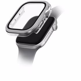 Uniq Voute karastatud klaas ümbris jaoks Apple Watch 10 46 mm - hõbedane