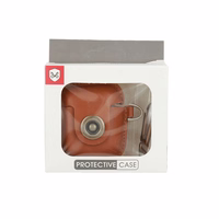 Leather Ümbris jaoks Airpods - Light brown