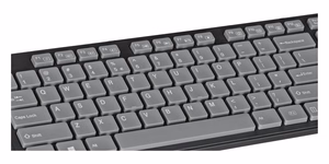 NATEC Discus 2 klaviatuur USB US Slim