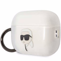 Karl Lagerfeld KLAP2HNIKTCT Airpods Pro 2 cover läbipaistev Ikonik Karl Lagerfeld
