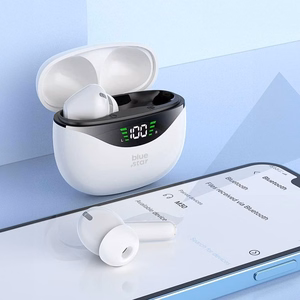 Juhtmevaba earbuds sinine Star T60 TWS valge
