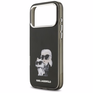 Karl Lagerfeld IML Aquarelle Karl & Choupette & Logo MagSafe Ümbris jaoks iPhone 17 Pro Max - Must