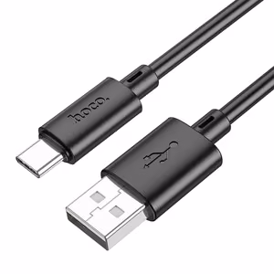 Кабель USB A на USB C Hoco 3A 1 m X88 черный