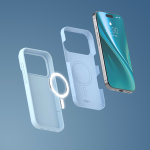 Etteri Silikoon Mag ümbris for iPhone 17 Pro Max helesinine