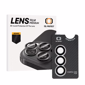 Tempered glass Tel Protect 3D Lens Aramid Series on camera jaoks Samsung Galaxy S25 (lens 3 pieces)