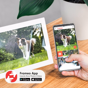 Kruger&Matz FRAMEO Wi-Fi 10,1-tolline digitaalne pildiraam, valge