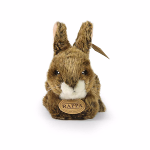 Rappa eco-friendly realistic rabbit plush toy, 17 cm