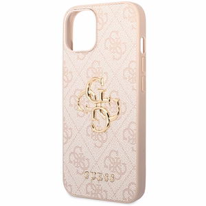 Guess 4G Big Metal Logo iPhone 15 Plus Ümbris - roosa