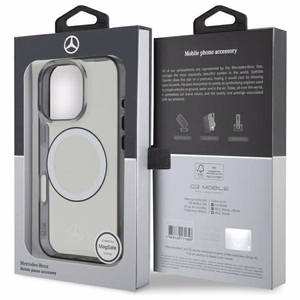 Mercedes Printed Logo MagSafe Ümbris jaoks iPhone 16 Pro Max - Clear