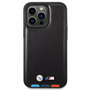 Ümbris BMW BMHMP14L22PTDK iPhone 14 Pro 6.1 "must / must Leather Stamp Tricolor Magsafe