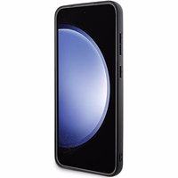 Mercedes Leather Textured & Plain MagSafe ümbris jaoks Samsung Galaxy S24 - must