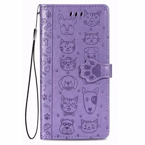 Чехол Cat-Dog Samsung A356 A35 5G фиолетовый