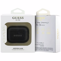 Guess Grained Classic Logo ümbris for AirPods Pro 3 - must