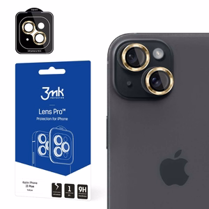 Apple iPhone 15 Plus - 3mk Lens Protection Pro жёлтый