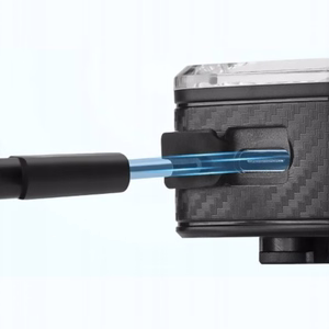 Rockbros Q2S LED tagumine jalgrattatuli Smart Stop System süsteemiga + USB-C - USB-A kaabel - must