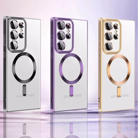 Wozinsky Electroplated Magsafe Ümbris jaoks Samsung Galaxy S24 FE - roosa