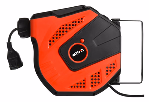 Yato YT-81221 – 20 m pikendusjuhtme trummel ühe pistikupesaga