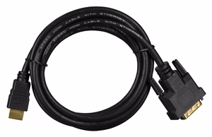 Lanberg CA-HDDV-20CU-0018-BK videokaabli adapter 1.8 m HDMI Type A (Standard) DVI-D must